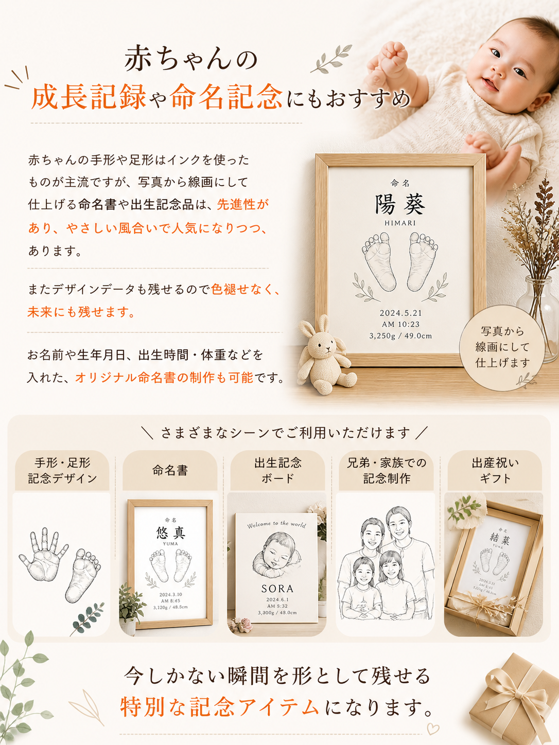 成長の記録の参考例