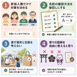 秋祭り失敗例
