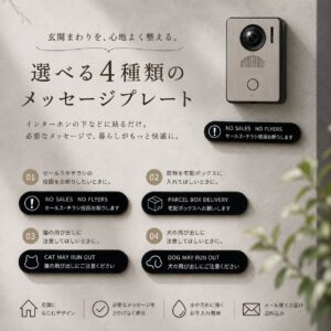 玄関用プレート