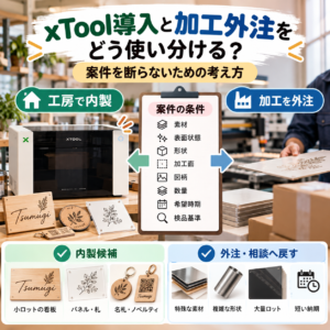xTool導入と加工外注