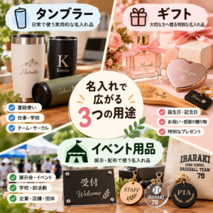 10月に使う名入れ品