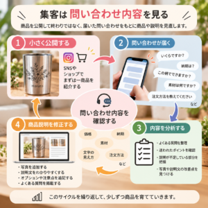 問い合わせから育てる商品改善サイクル