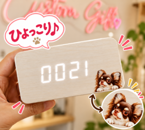 ひょっこりデジタル時計